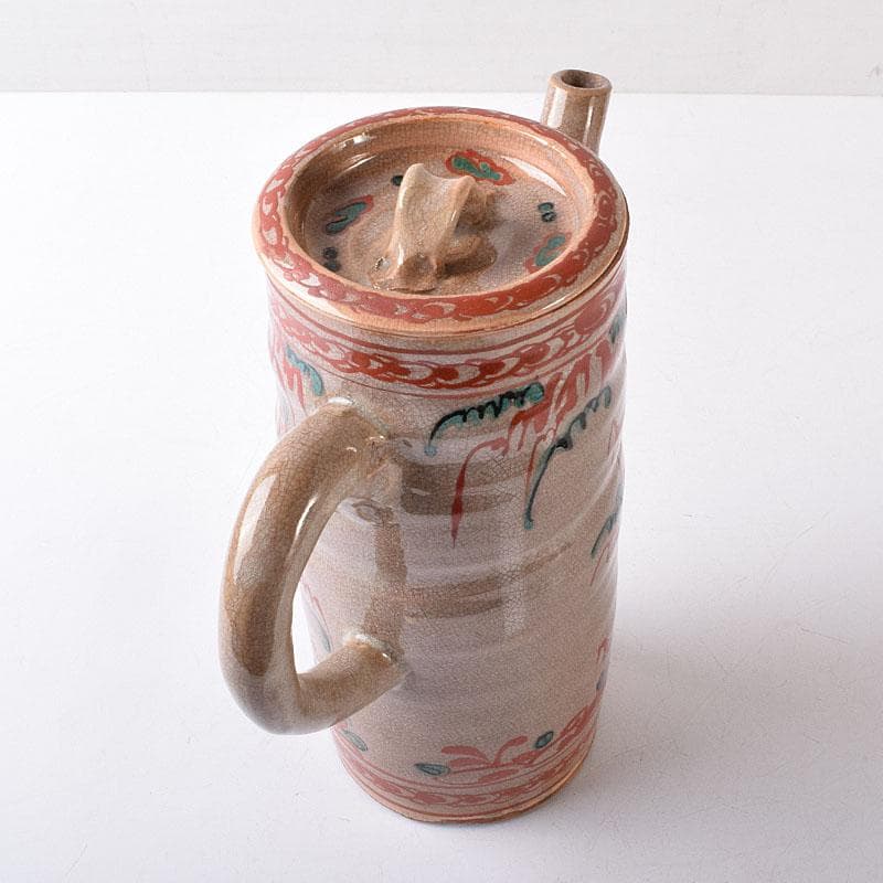 煎茶道具　赤絵　水注　時代箱　V　R8781