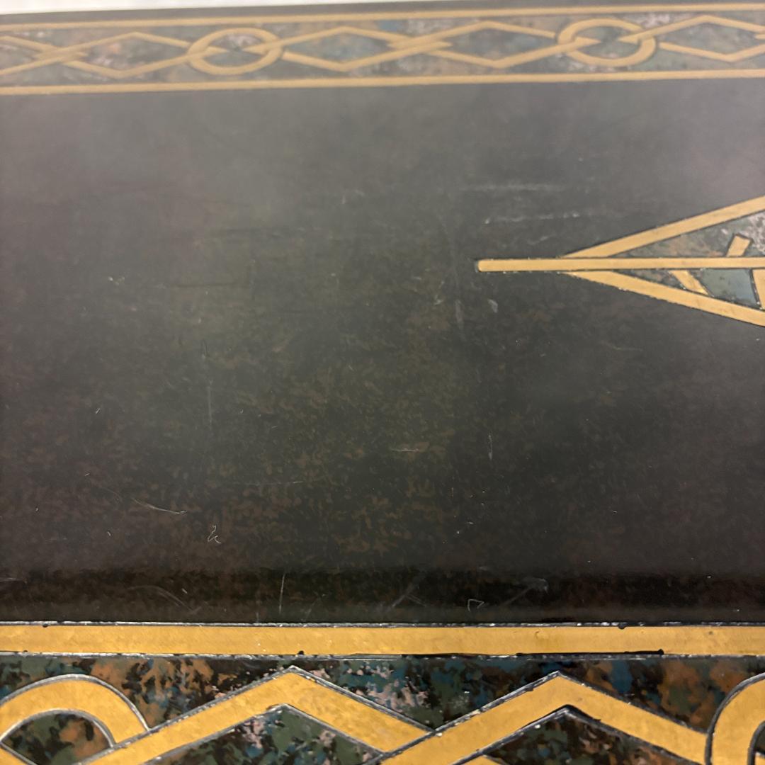 和モダン キャビネット 金彩装飾 引き出し・扉付き 収納家具