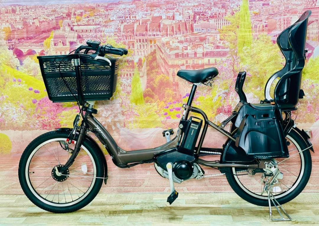 K2370 電動自転車ブリヂストン アンジェリーノ 子供乗せ 20インチ送料無料