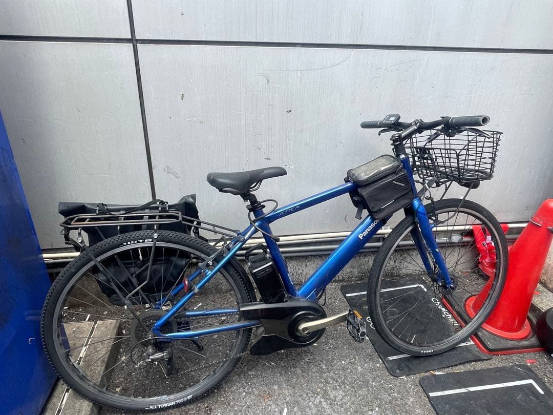 Panasonic jetter 電動アシスト自転車 青　引取限定