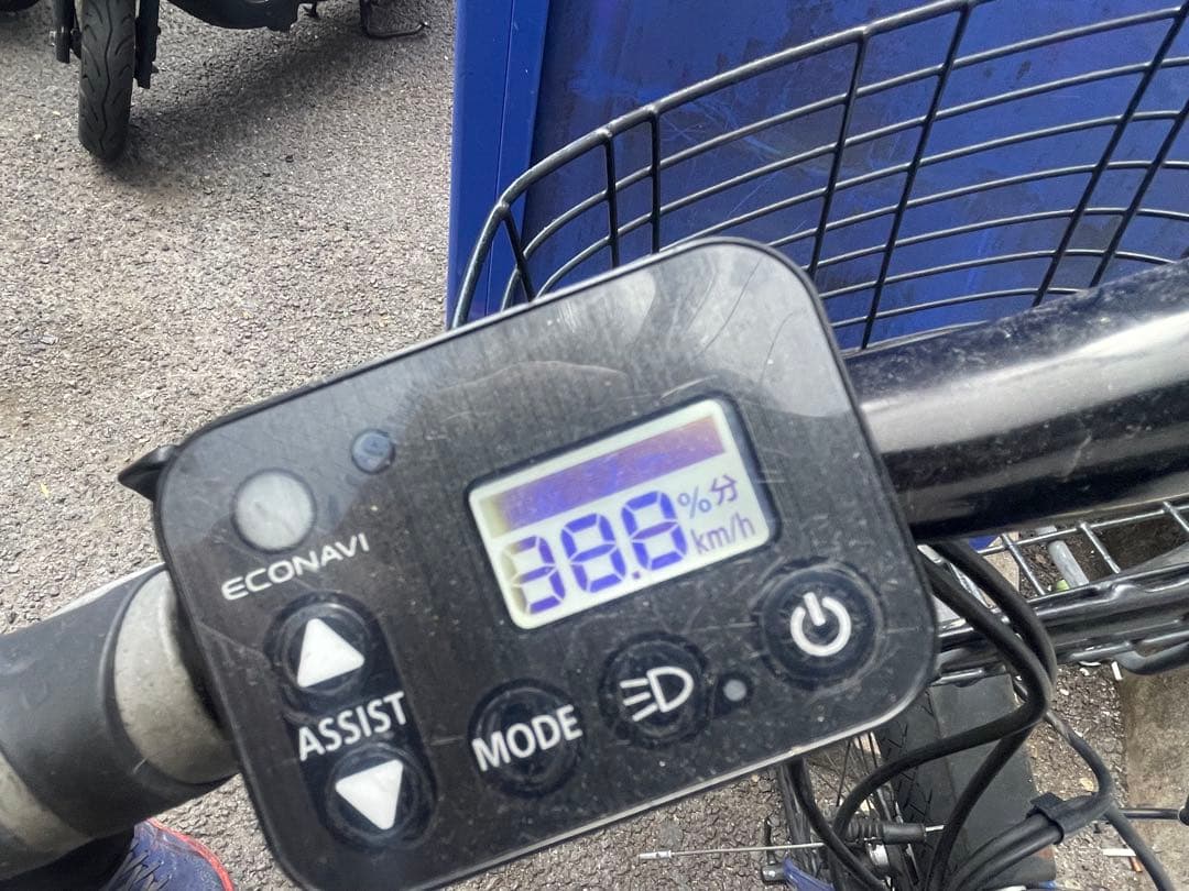 Panasonic jetter 電動アシスト自転車 青　引取限定