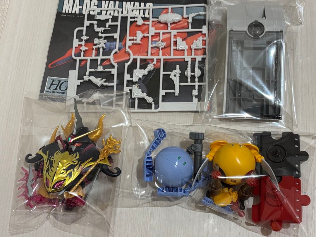 ①ジャンクプラモデル ガンプラ ロボット系・ガンダムザガン MGシナンジュ 他