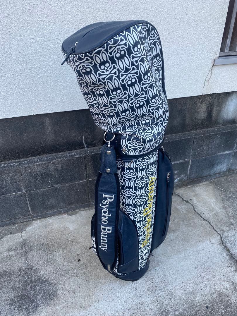おしゃれ　サイコバニー　キャディバッグ　ゴルフバッグ　5分割