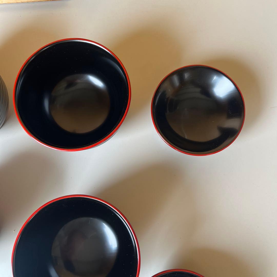 山中塗 喜八工房 喜八作 背高 吸椀　木製　本漆 未使用　共箱