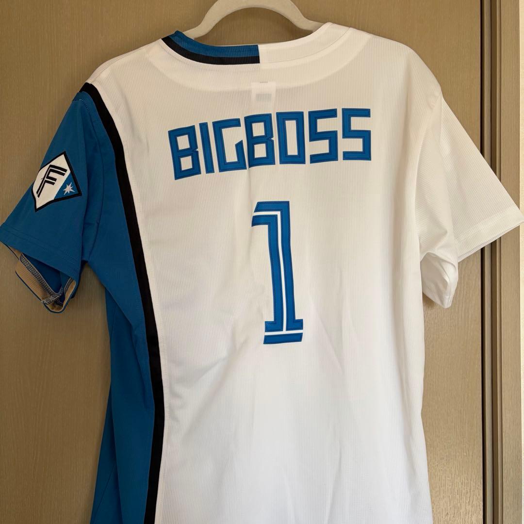 【美品】日本ハム新庄剛志監督 BIGBOSS(ビッグボス) レプリカユニフォーム