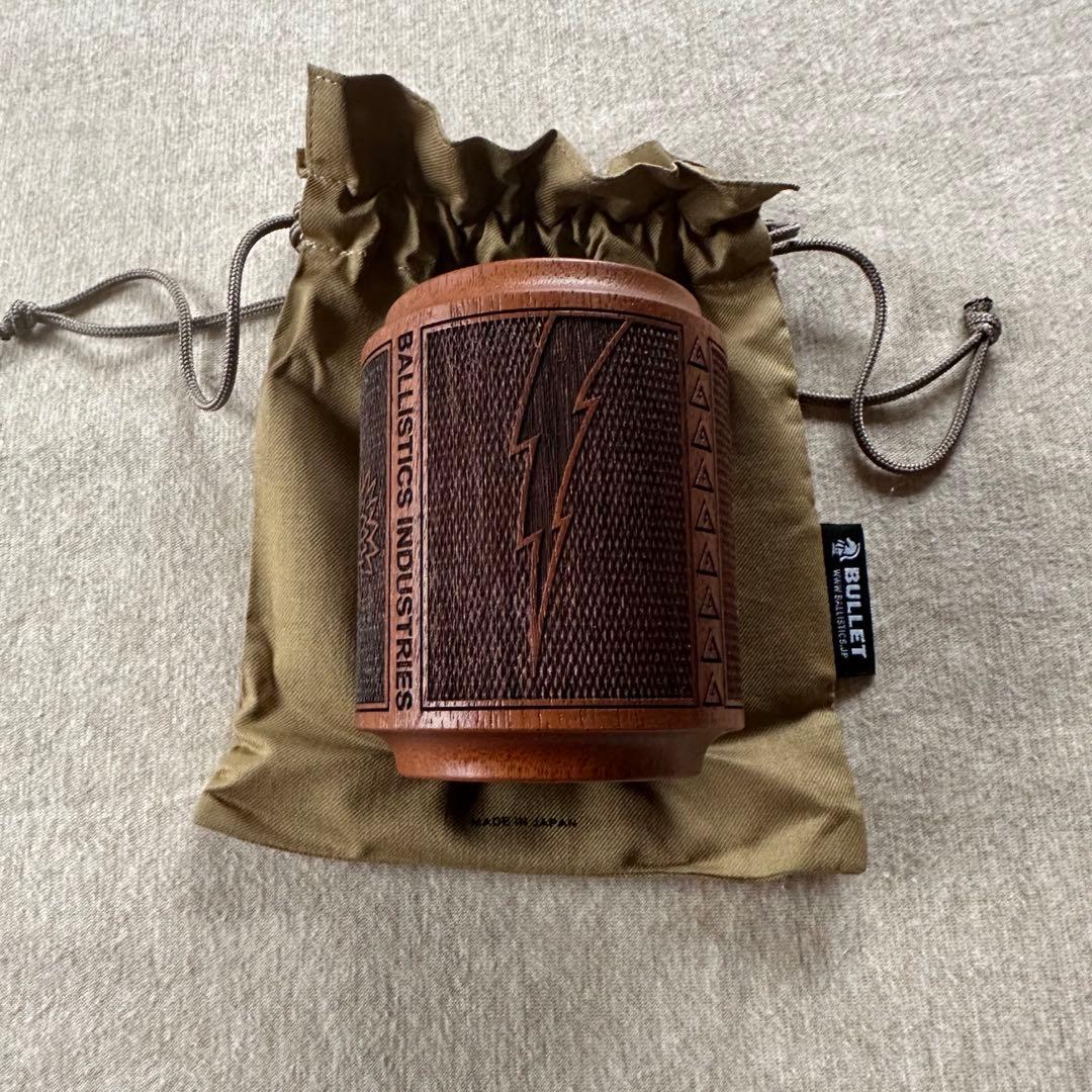 新品 BALLISTICS チェッカリング カップ ウレタン仕上げ ブラウン