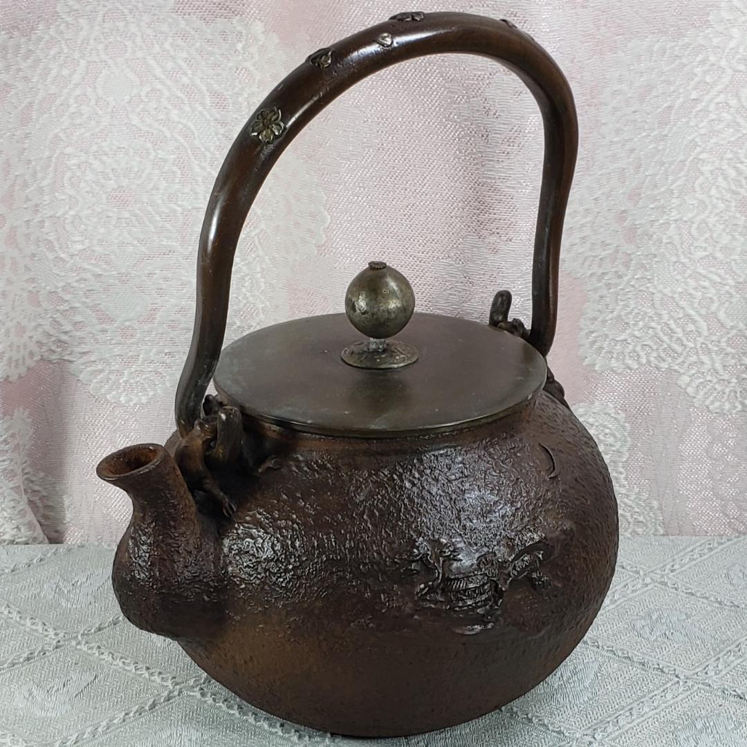 ◆『日本亀文 小振鉄瓶』亀文堂◆検）波多野正平 安之介 龍文堂 金寿堂 日本梅泉