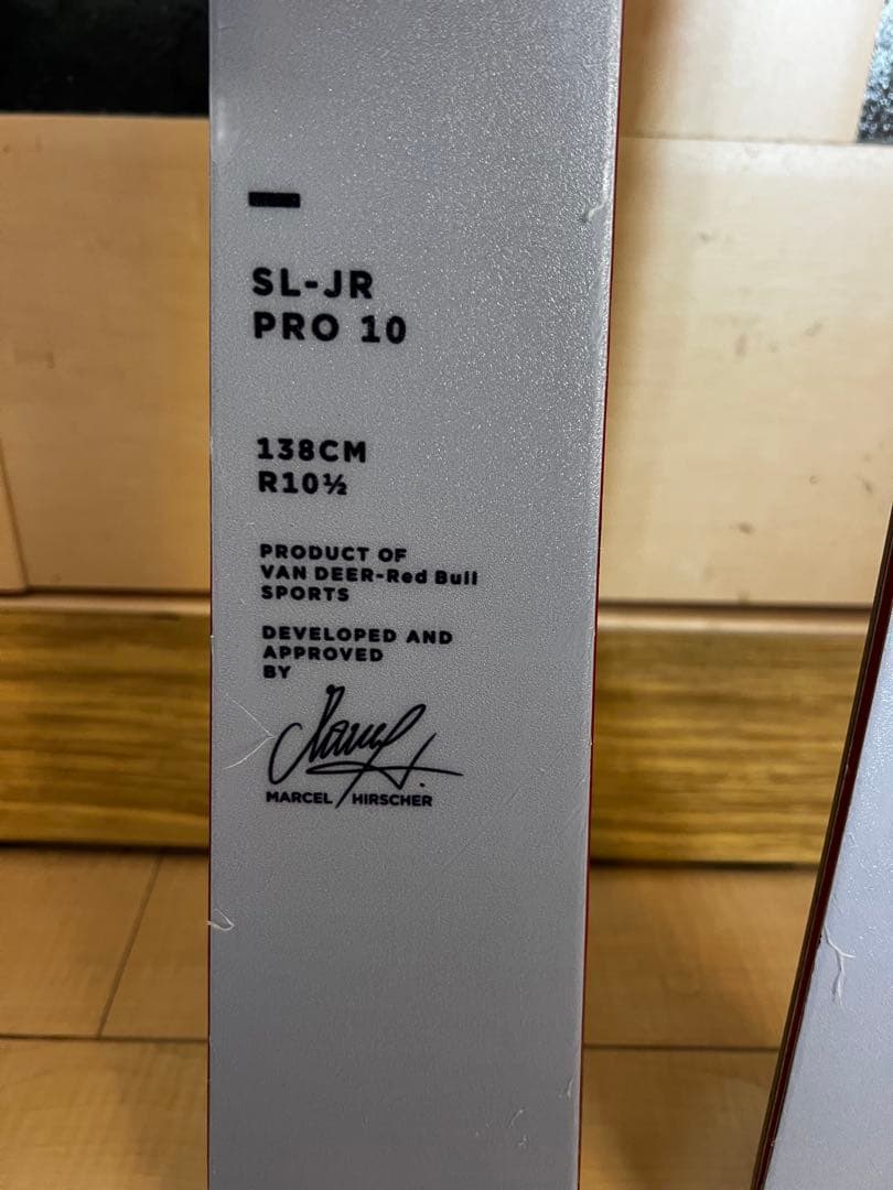 ジュニア用138cm VANDEER REDBULL SL-JR