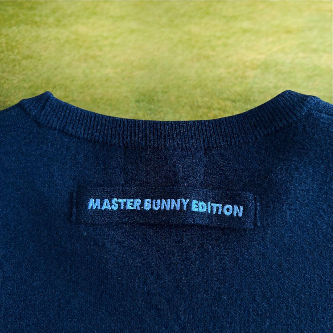 マスターバニー　 3D ニット　セーター　ダークグレー　M〜L相当　ウール混　4