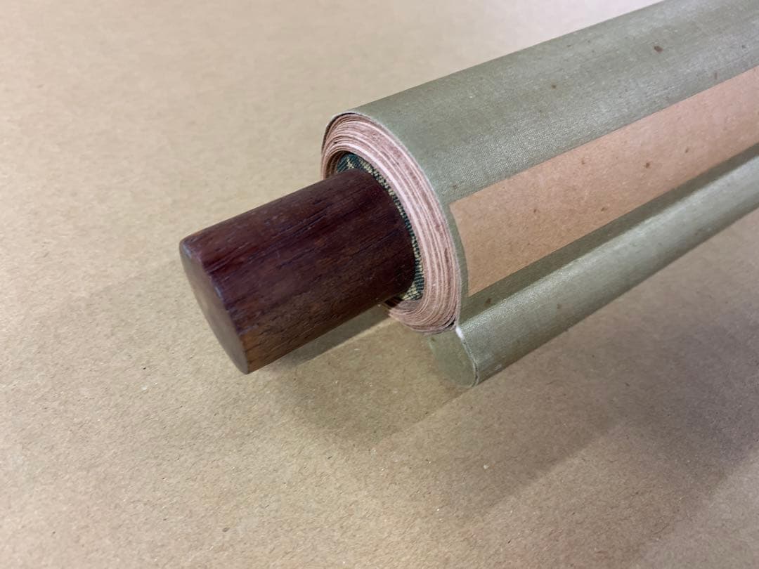 『0080』唐物 花卉草虫図 掛け軸 肉筆 掛軸