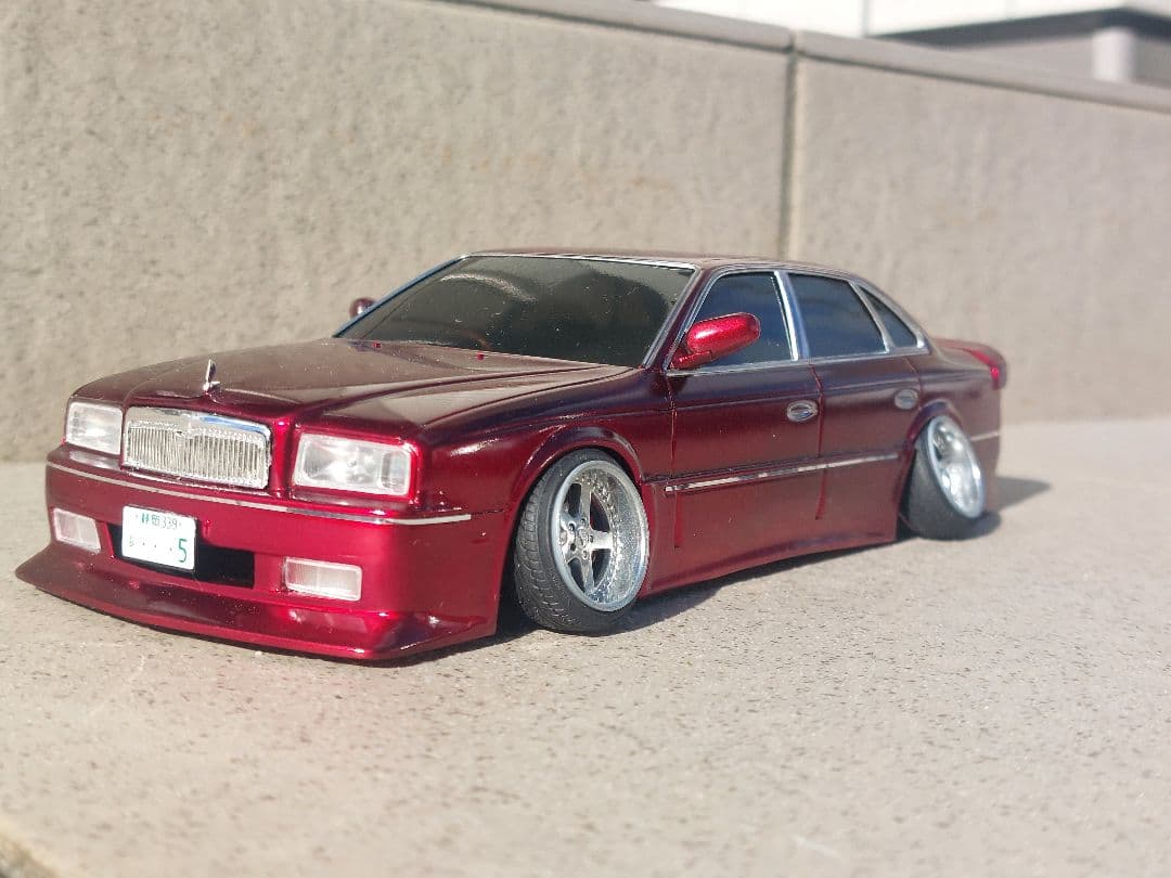 アオシマ　プラモ　ホイール　タイヤ　車　深リム