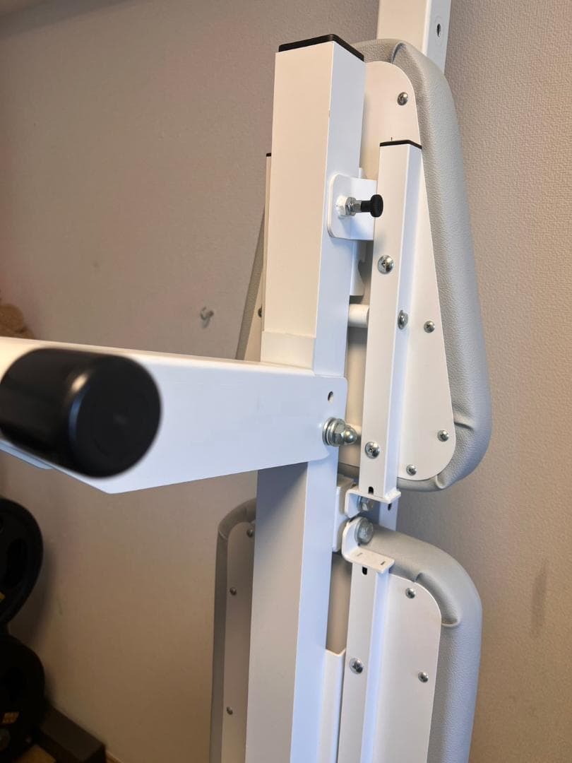 【引取可能】TEDDY WORKS KENSUI kaku 専用ベンチ 白　美品