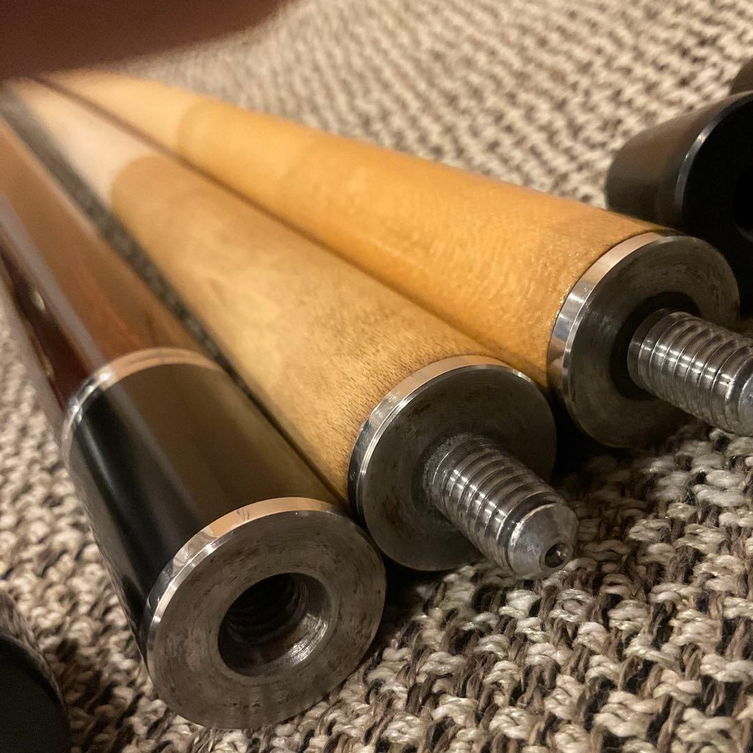 ロビンソン カスタム キュー　ココボロ×アイボリー 18山 逆ネジ　2シャフト