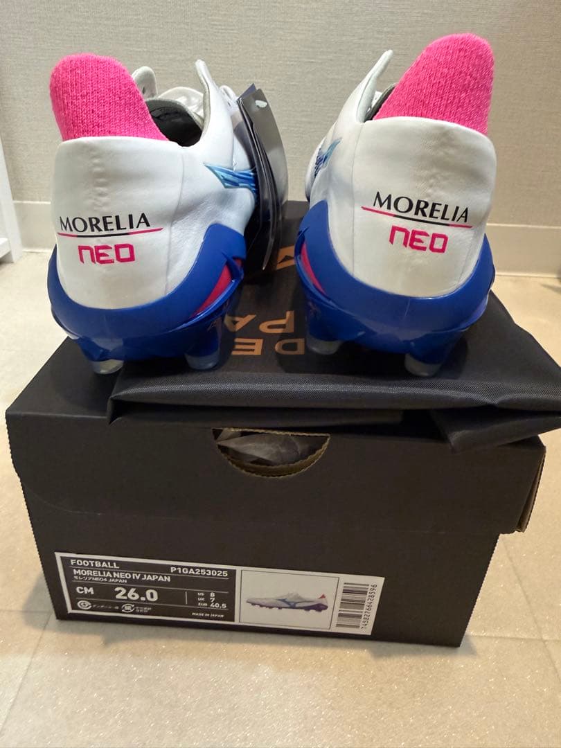 ミズノ モレリアNeo Ⅳ サッカーシューズ 26cm