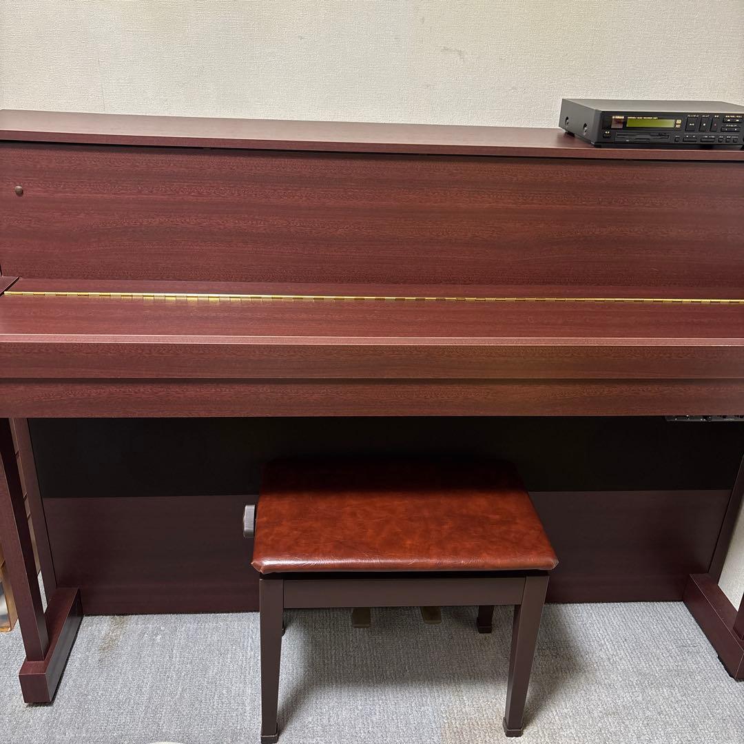 YAMAHA電子アップライトピアノ ダークブラウン MODEL DUP5.