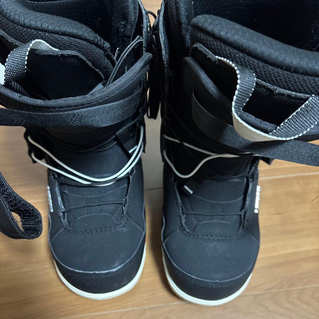 【美品】DEELUXE ID LARA 23.5cmブラック ブーツ