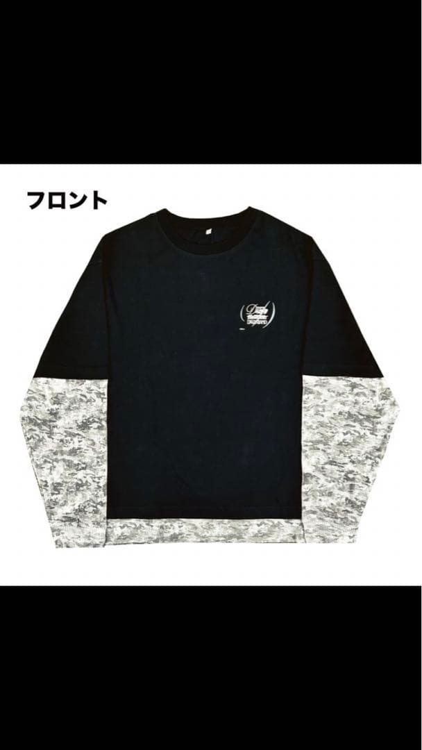 Dreamland 長袖Tシャツ 黒/グレー XL