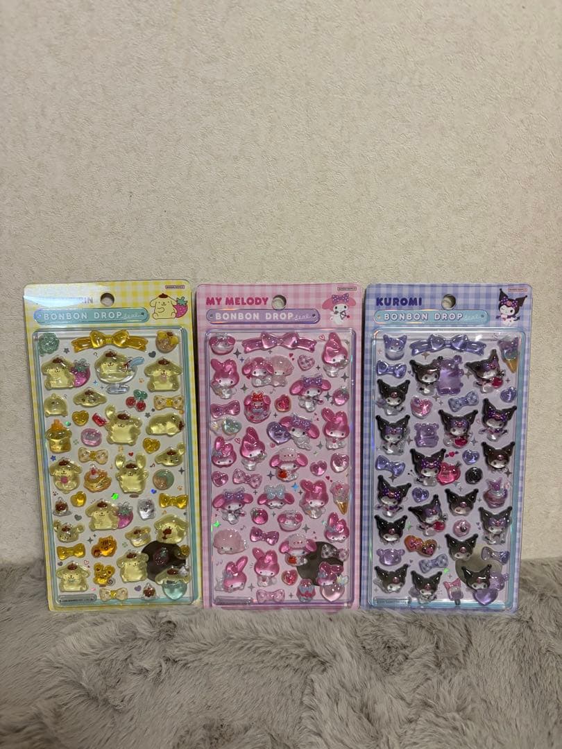 【国内正規品】ボンボンドロップシール　サンリオ　　6点セット