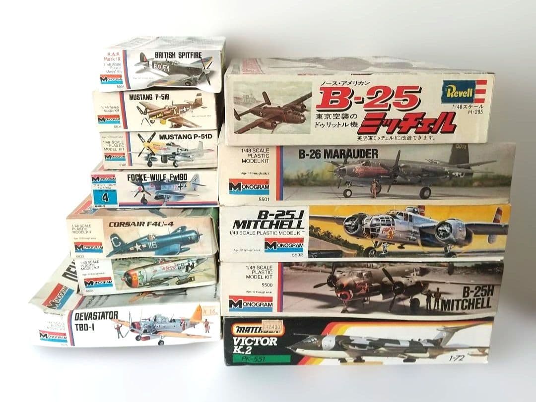 k*4様 プラモデル12点セット B-25 Mitchell など