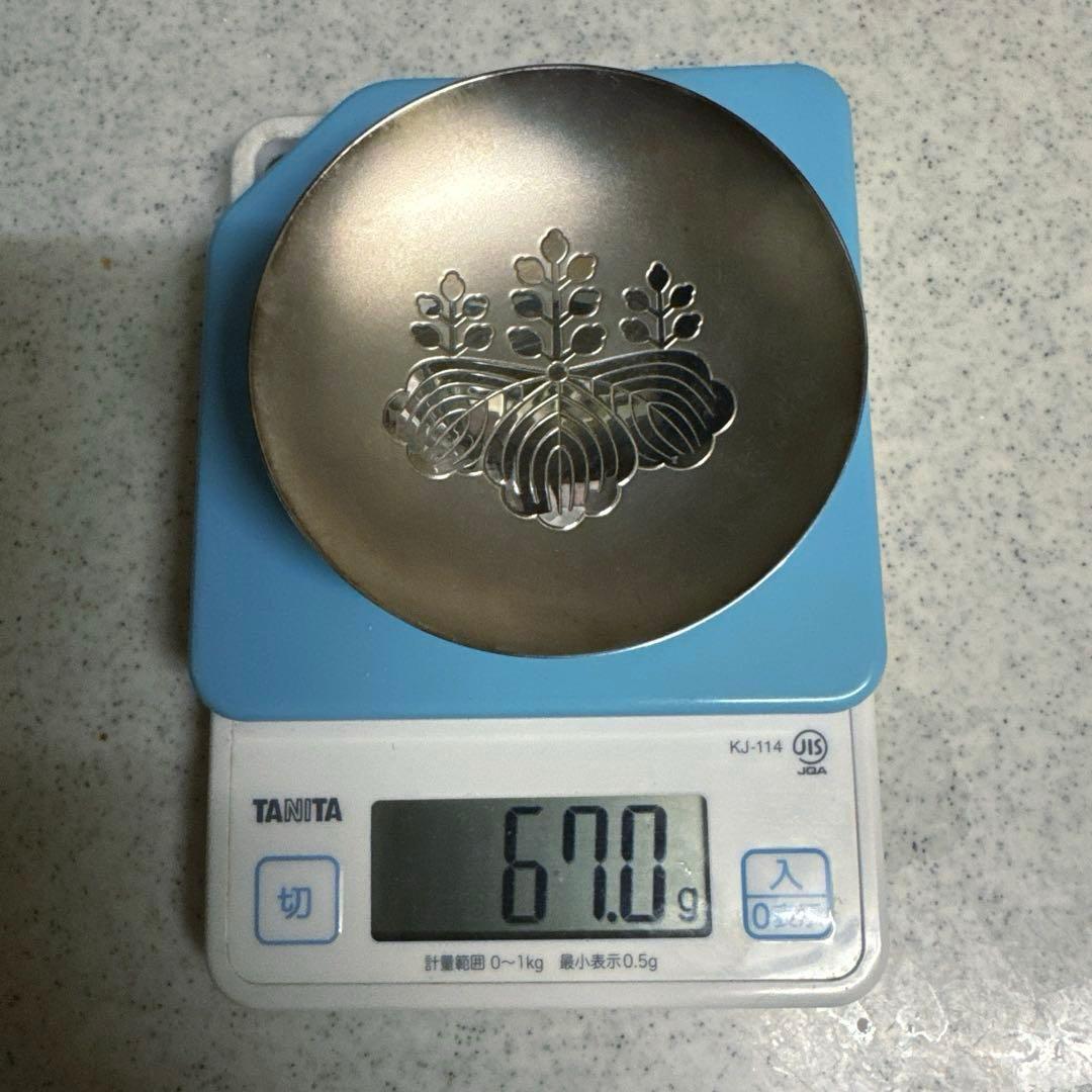 造幣局製　銀杯　67g 純銀 1000刻印 消防庁長官