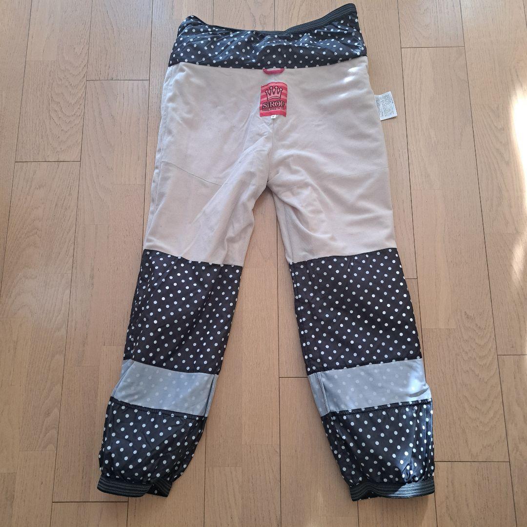 ★M★SiROP★スノーボードウェア★上下セット★黒×ピンク★水玉★レディース★