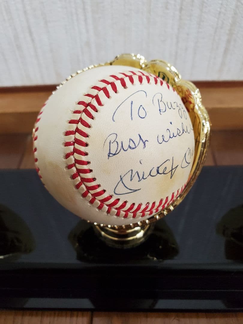 【超希少】★ミッキー・マントル直筆サインボール(ヤンキース)★