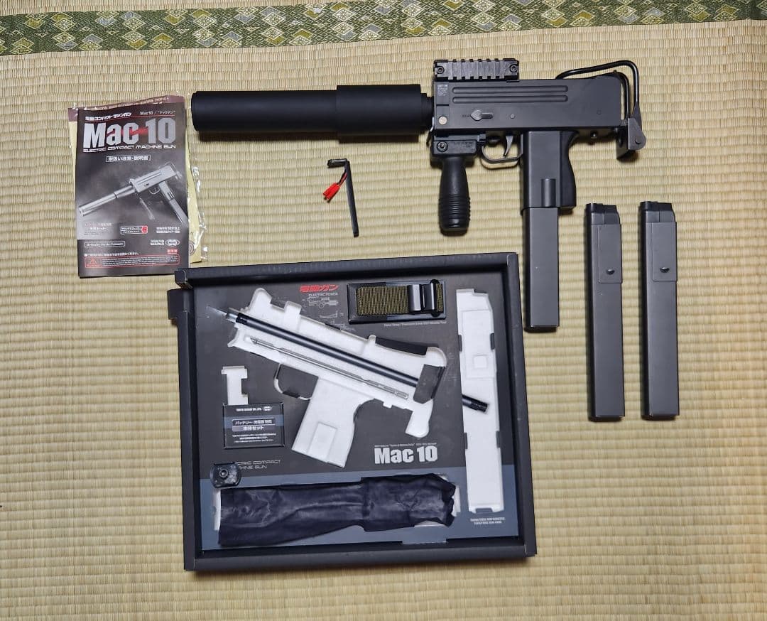 東京マルイ　Mac10(ケイ・ホビー 番頭カスタム) マウントレール付き