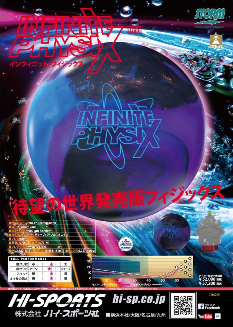 ボール STORM Infinite PhysiX 15P