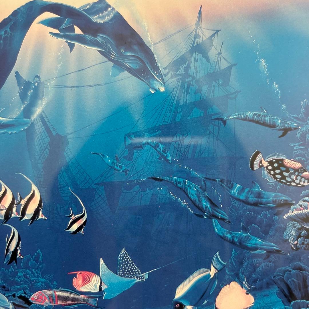 ラッセン　アイランドトレジャーズ　沈没船　海賊船　パイレーツオブカリビアン　版画