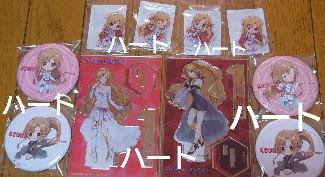 ソードアート・オンライン くじ引き堂 アクリルフィギュア アスナ 全身