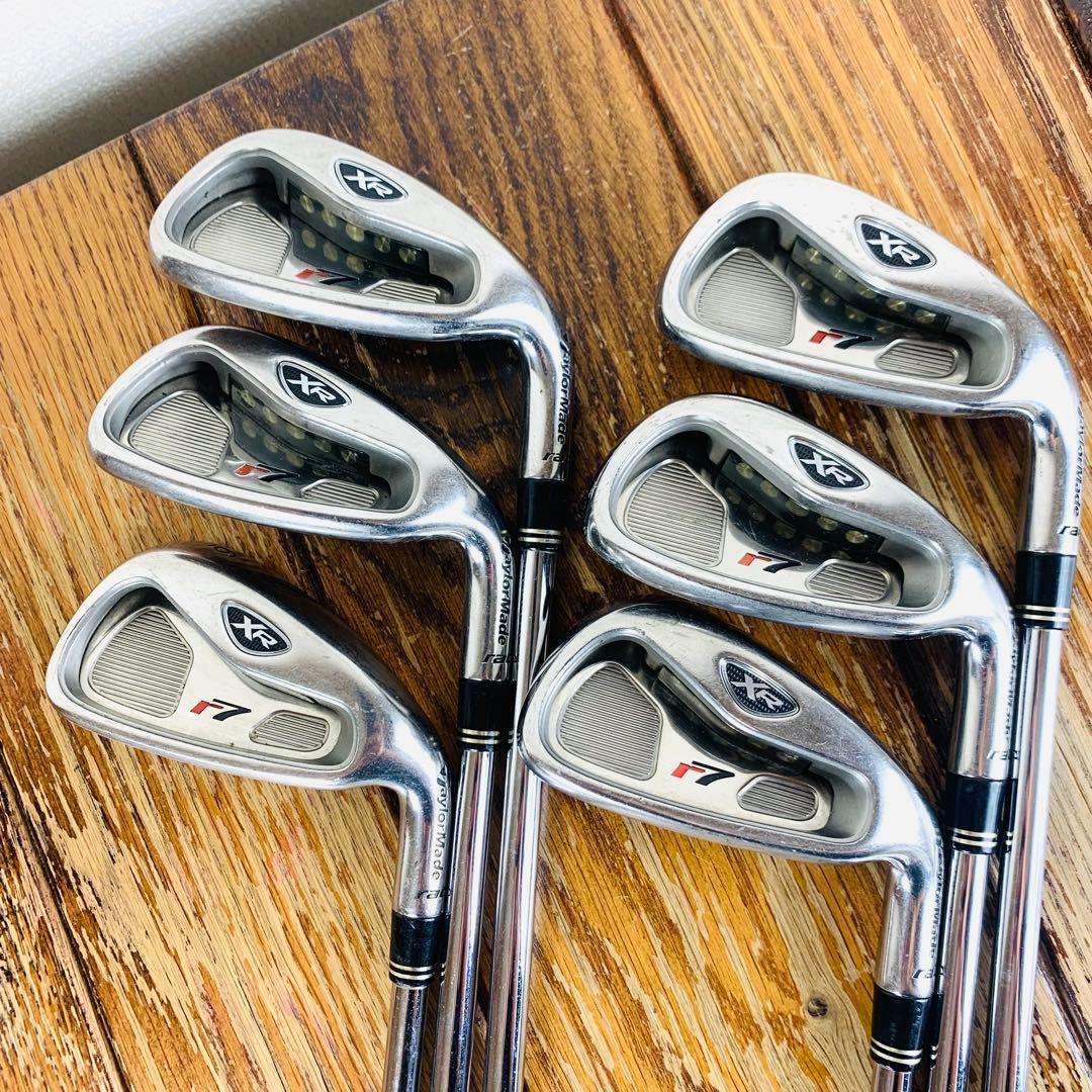テーラーメイド r7 XR rac アイアンセット 6本 右打ち メンズ R