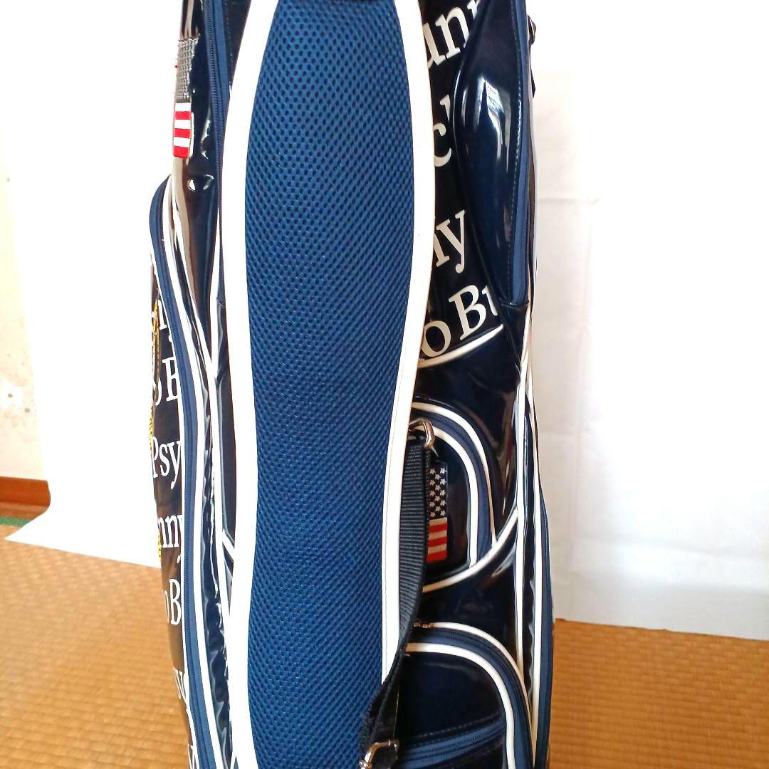 【極美品】★PSYCHO BUNNY★エナメル キャディバック ☆ サイコバニー