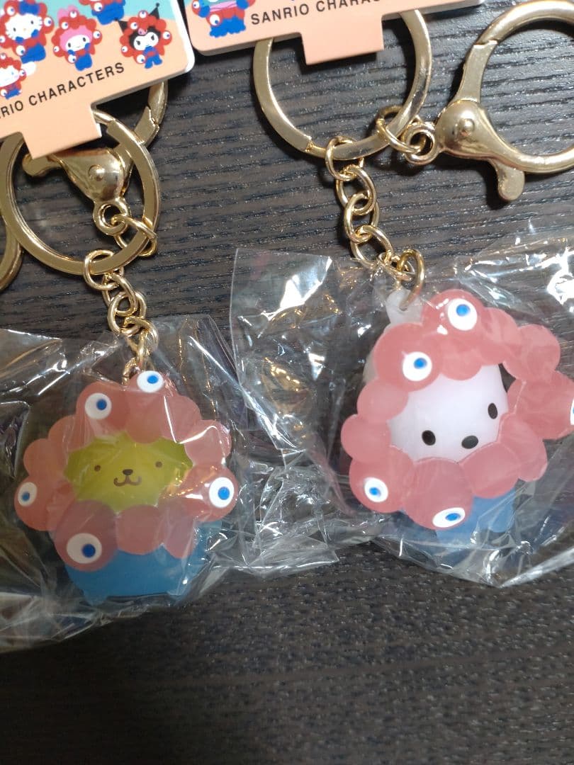 【ブルースター】サンリオミャクミャク クリアキーホルダー 6種