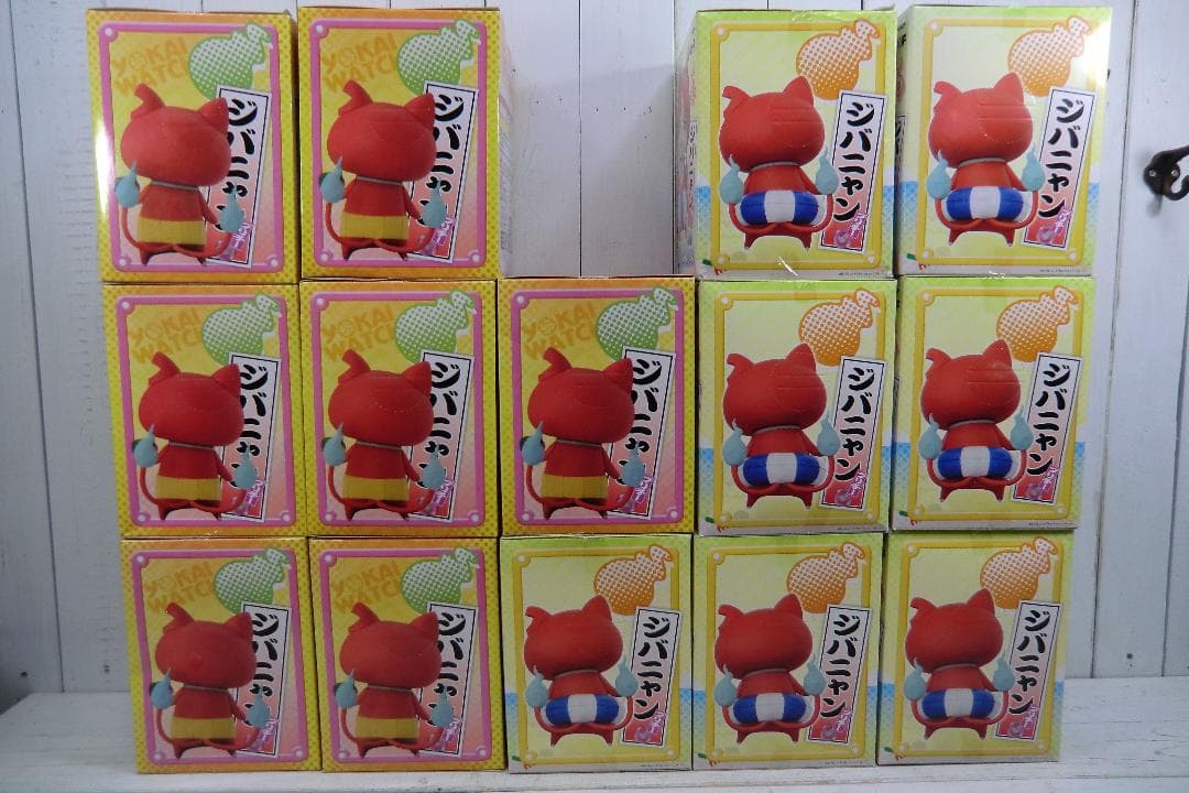 未開封大量 妖怪ウォッチ DXFフィギュア ジバニャン ２種16体 H11110