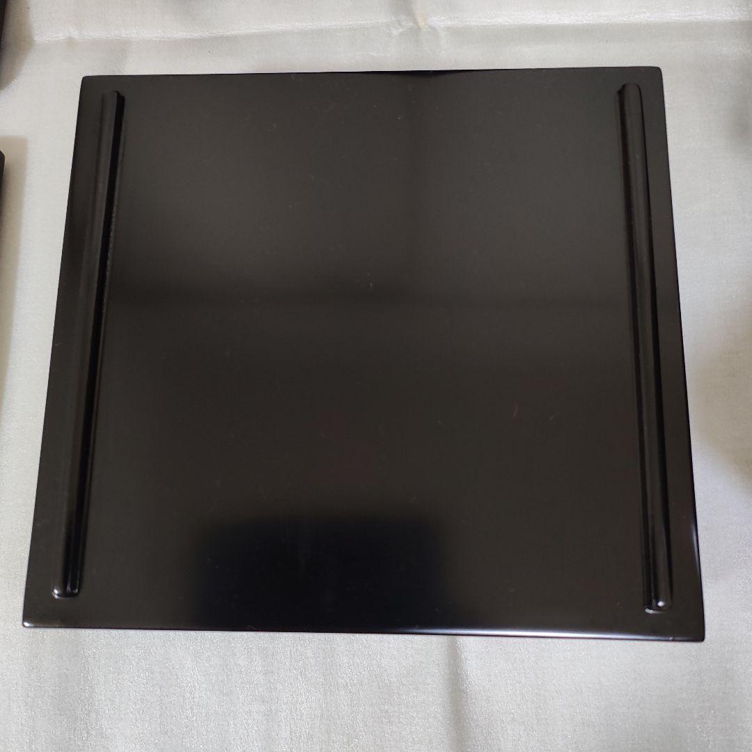 輪島塗　五段重箱　台付