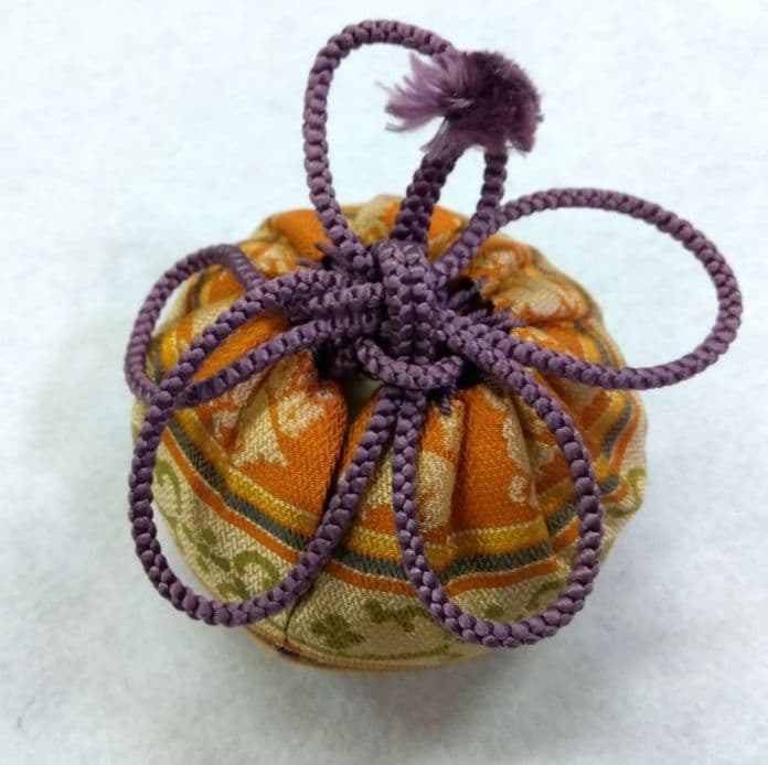 期間限定特価 茶道具 茶入 内海茶入 長緒茶入 仕服 段花兎紋 正絹 新品