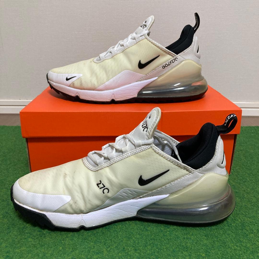 NIKEナイキエアマックス270ゴルフシューズ CK6483-102 27.5㎝