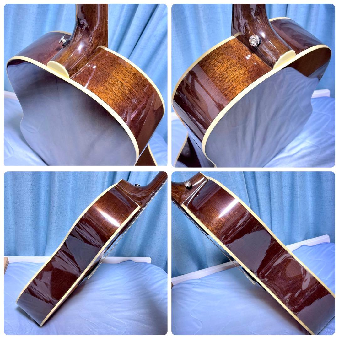 【牛骨★ギブソン直系】エピフォン☆EJ-45！オレンジ！【弾き易く調整☆新品弦】