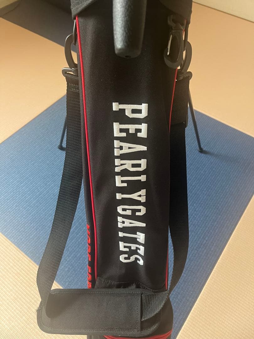 PEARLY GATES スタンド式サブバッグ ブラック　美品