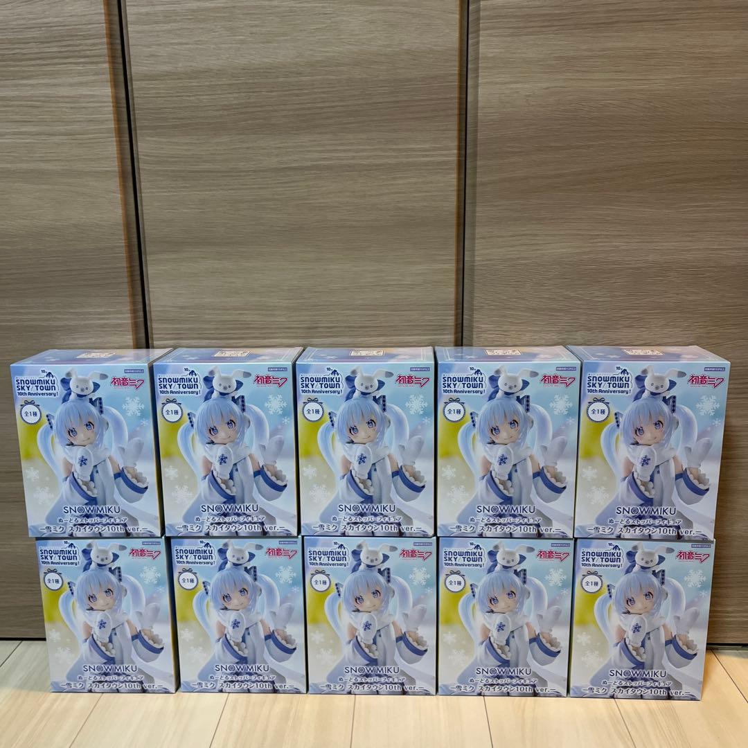 初音ミク　雪ミク　スカイタウン10th フィギュア　10点