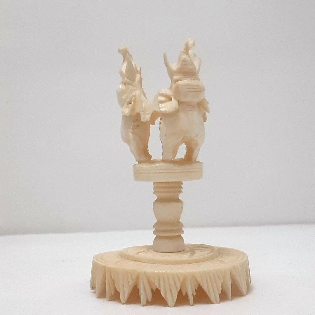 Y1701-12 極上 透かし細工 龍天球置物 総重量55.9 g