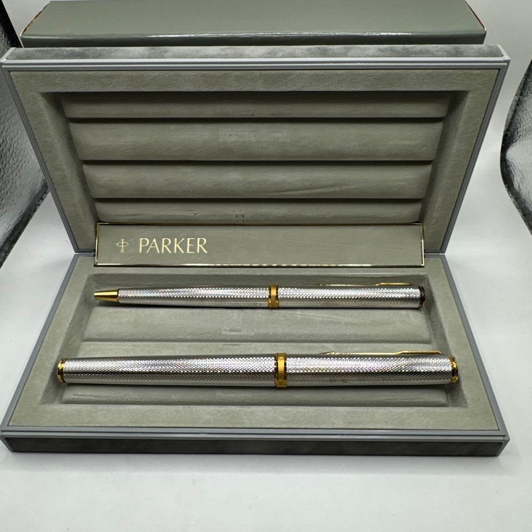 美品✨ パーカー プリミアコレクション 万年筆 ボールペン セット 18K