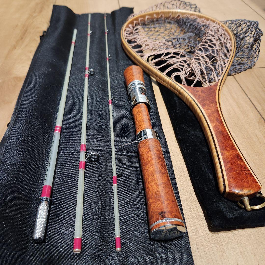 花梨 ランディングネット グラスロッド