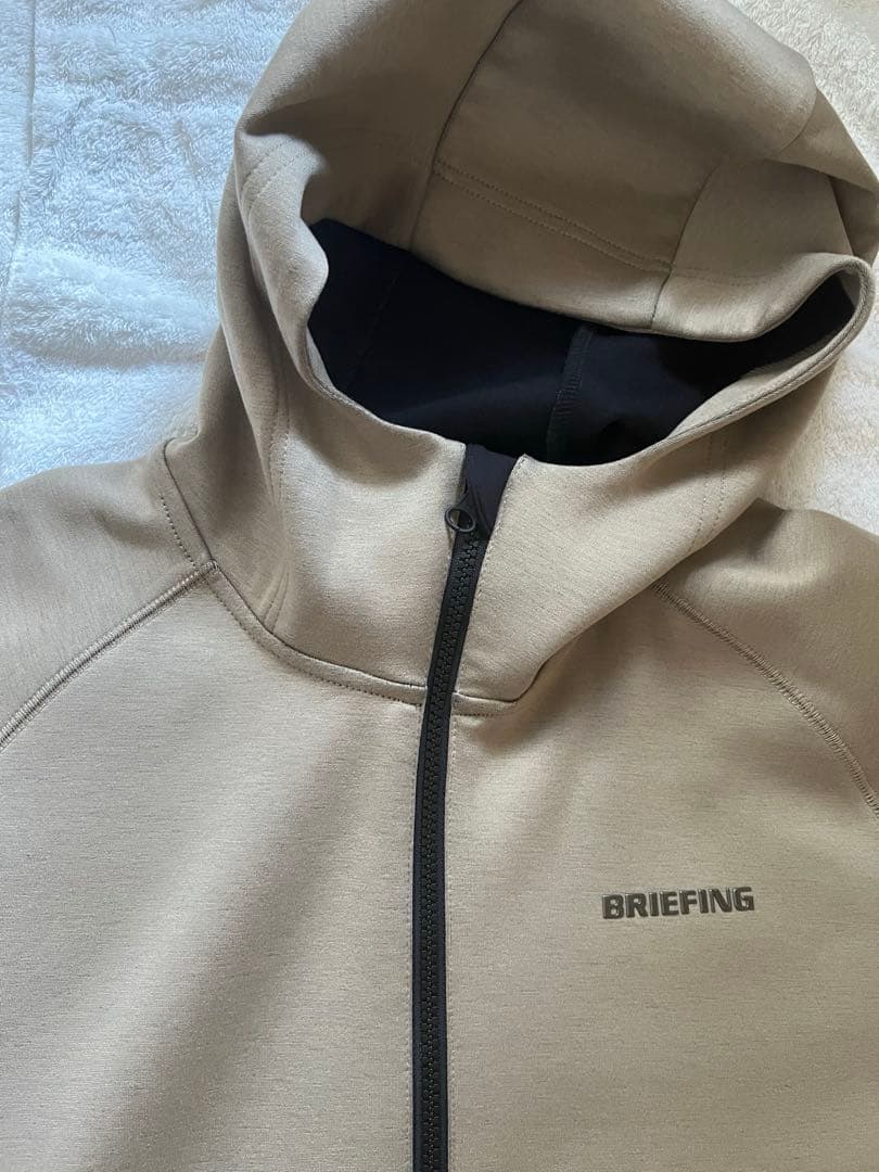 ブリーフィング　パーカーベージュL