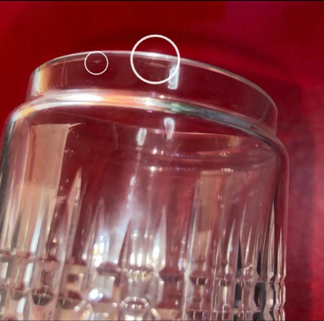 バカラ ナンシー　金縁装飾　容器　物入れ　Baccarat