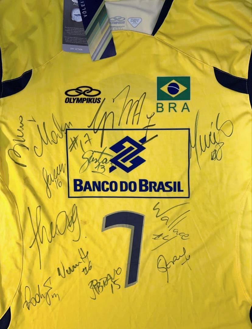 バレーボール男子ブラジル代表 サイン入りジャージ 7番