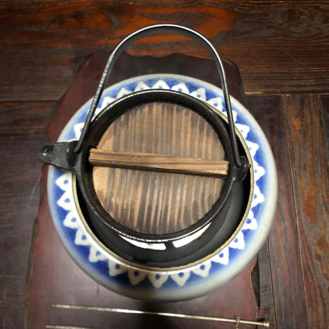 火鉢セット 炭 火箸 灰ならし 酒器 五徳