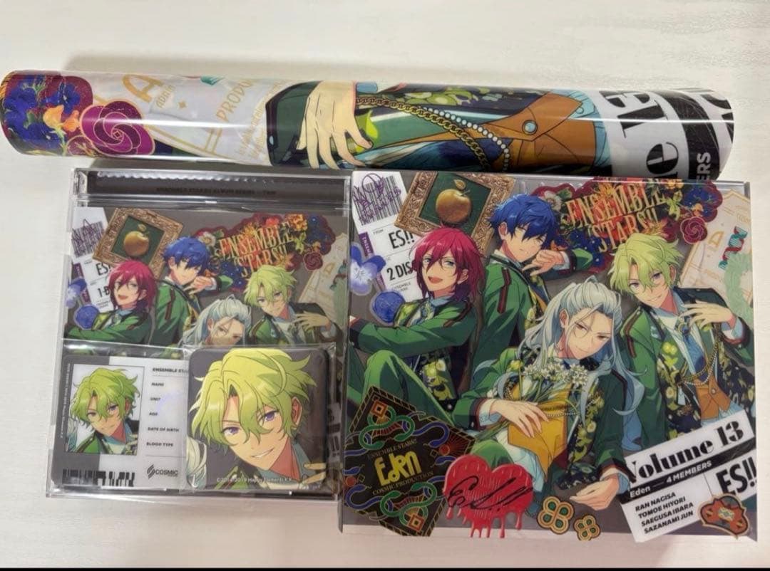 あんスタ 巴日和 銀テ TRIP スクエア缶 リンライ ペンライトチューブ