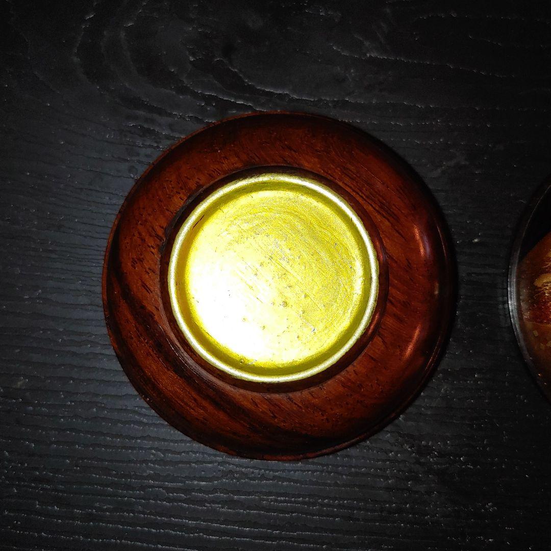 京都　金閣寺蒔絵　香合