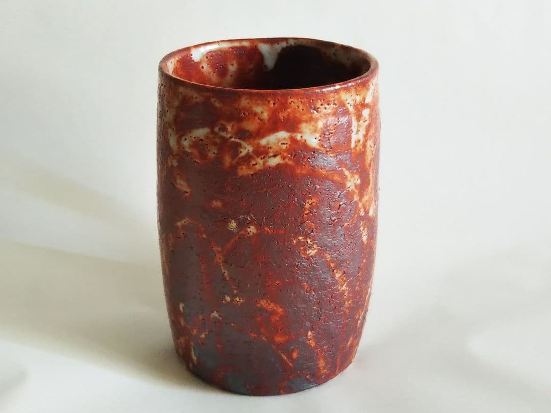 北大路魯山人（！？） 紅志野ビアジョッキ